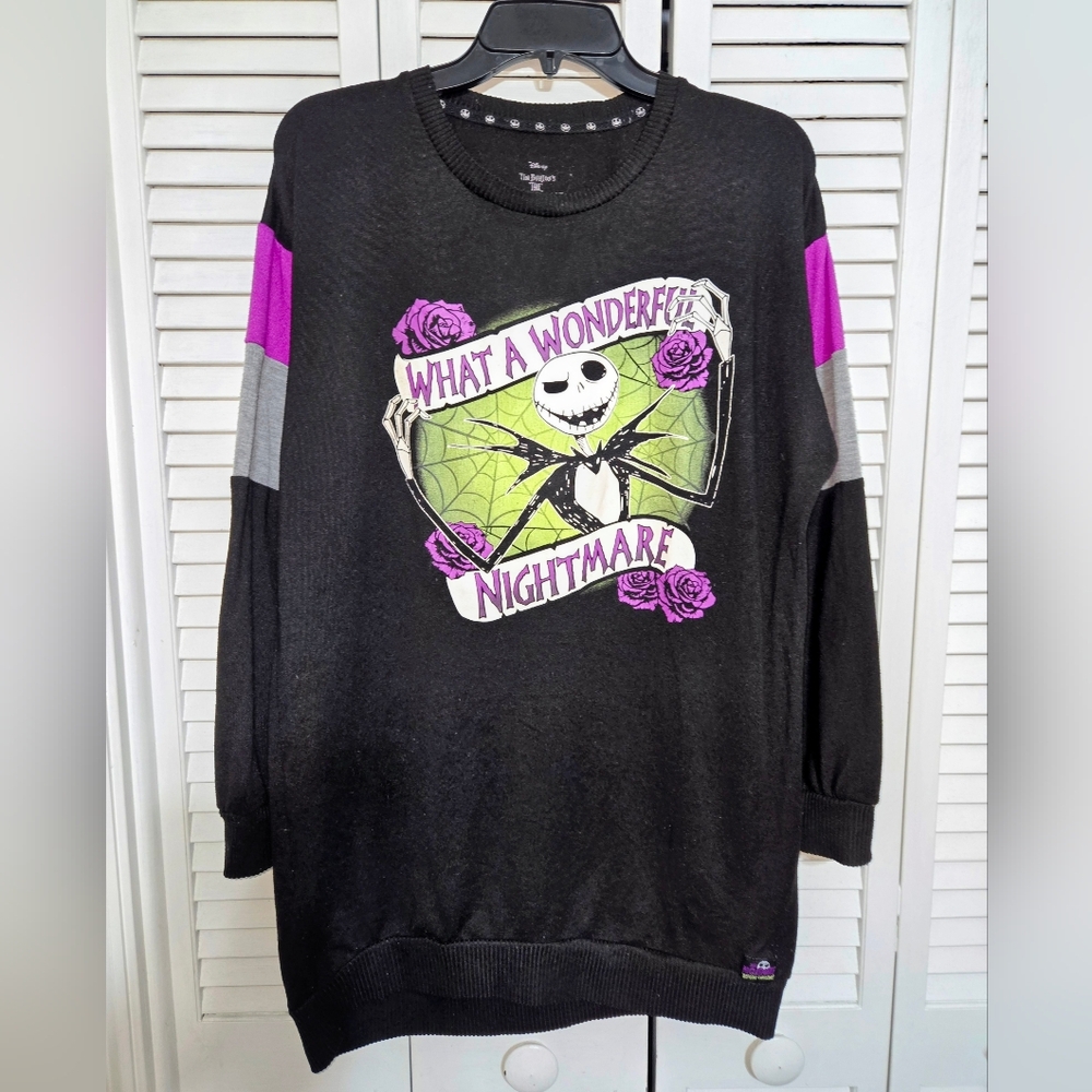 Disney's The Nightmare Before Christmas Women's M Nightshirt Sleepwear